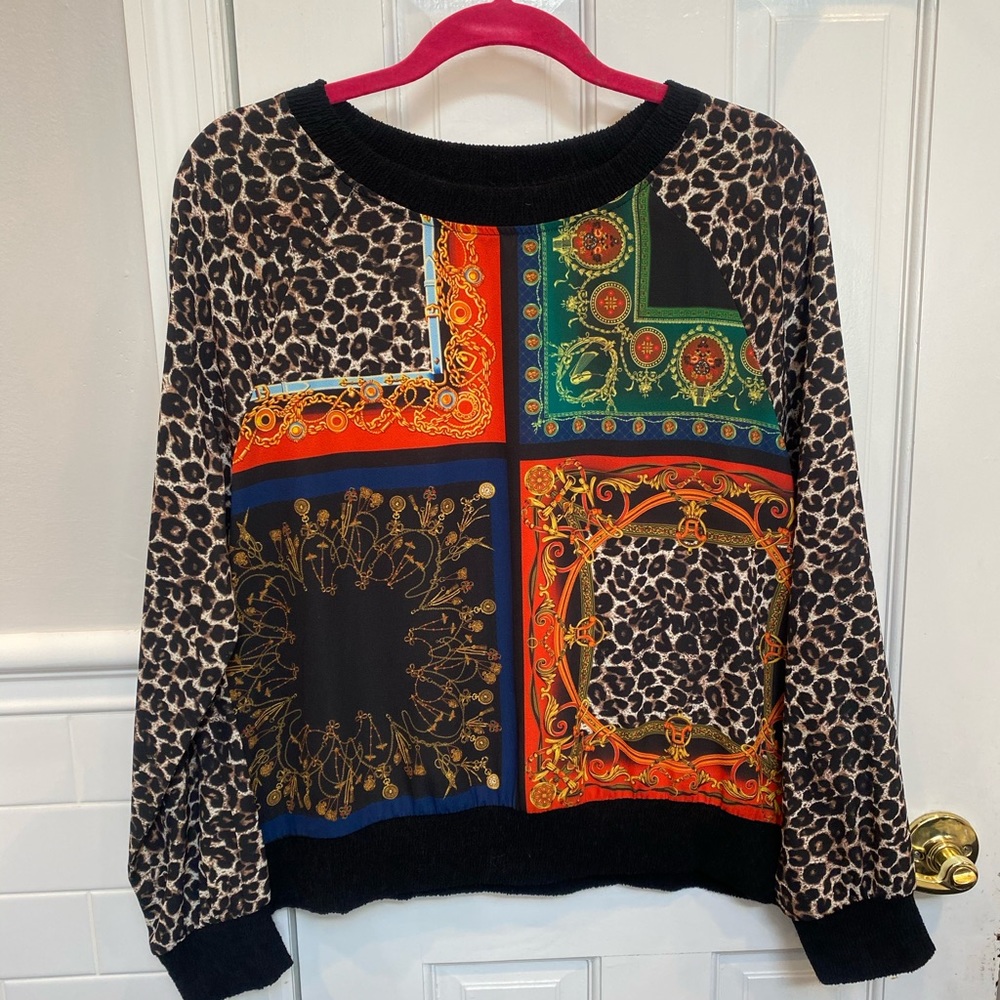 Cheetah print top